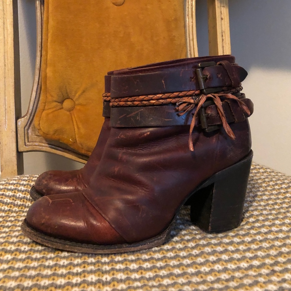 Freebird heeled booties